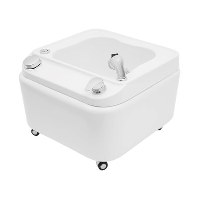 Foot Bath With Colorful Lamp, Portable Foot Spa Tub, Acrylic Massage Foot Bath