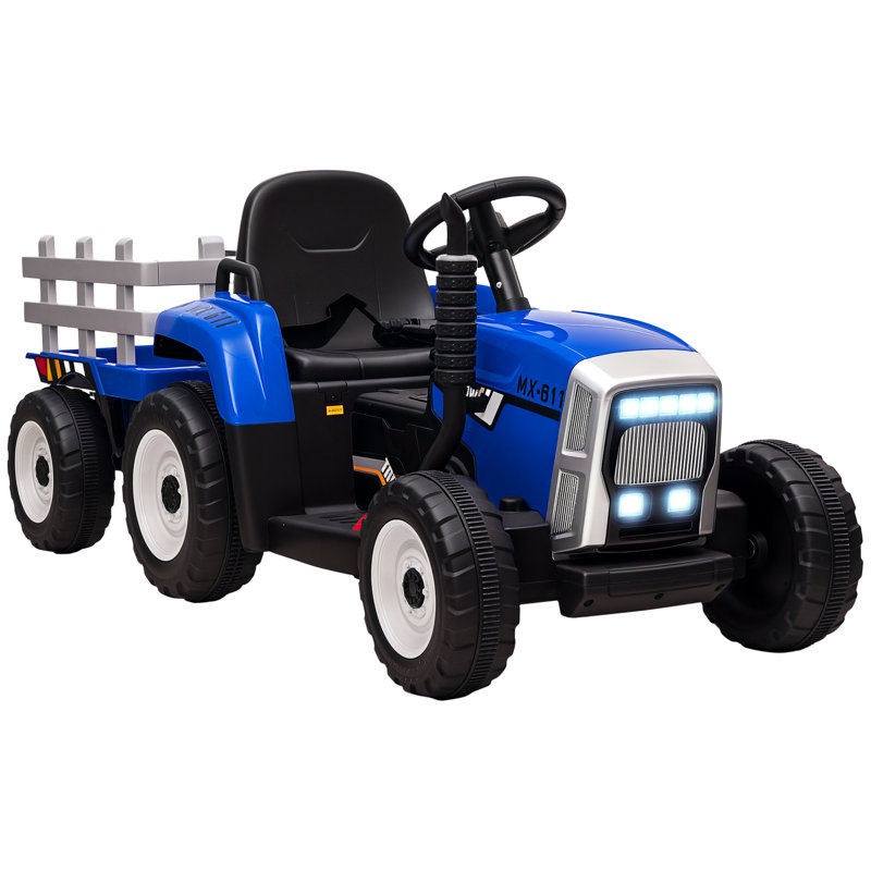 Seeneytown Zoomie Kids Battery Powered Ride On with Remote Control, Blue