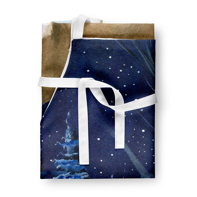 No Pattern Bib Apron