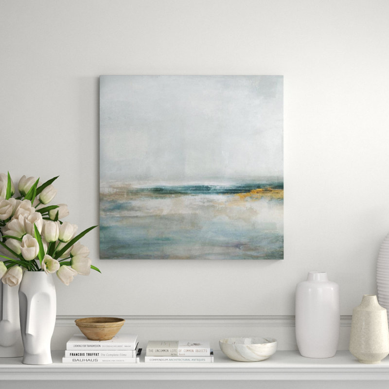 Aquatic Plains Print by James McAllen, Knife Gel, 54" H x 54" W