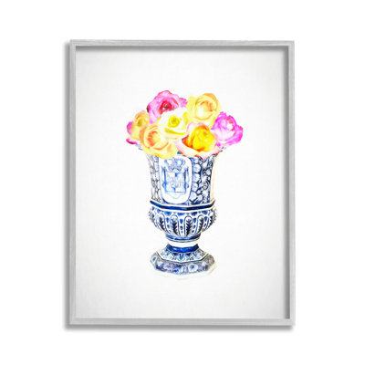 Bouquet encadré, estampe numérique par GraffiTee Studios