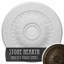 Médaillon de plafond Endurathane Holmdel, DE 20 7/8 po x P 12 7/8 po x P 1 po (convient aux auvents jusqu'à 12 7/8 po), fini cuivre patiné peint à la main-28577715