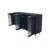 Accent Cabinet  Lacque Wooden Cabinet With 4 Glass Doors Sideboard Buffet Server Cabinet Storage Cabinet, For Living Room, Entryway, Hallway, Office, Kitchen And Dining Room