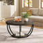 Table basse ronde à 2 niveaux-385847529