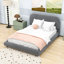 Lit plateforme tapissier avec tête de lit et pieds centraux Teddy-1995716040-1995582413
