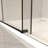 50-54" X 76" H Frameless Sliding  Shower Door, 5/16" (8Mm) Clear Tempered Glass, Stainless Steel Frame,Matte Black-123210158