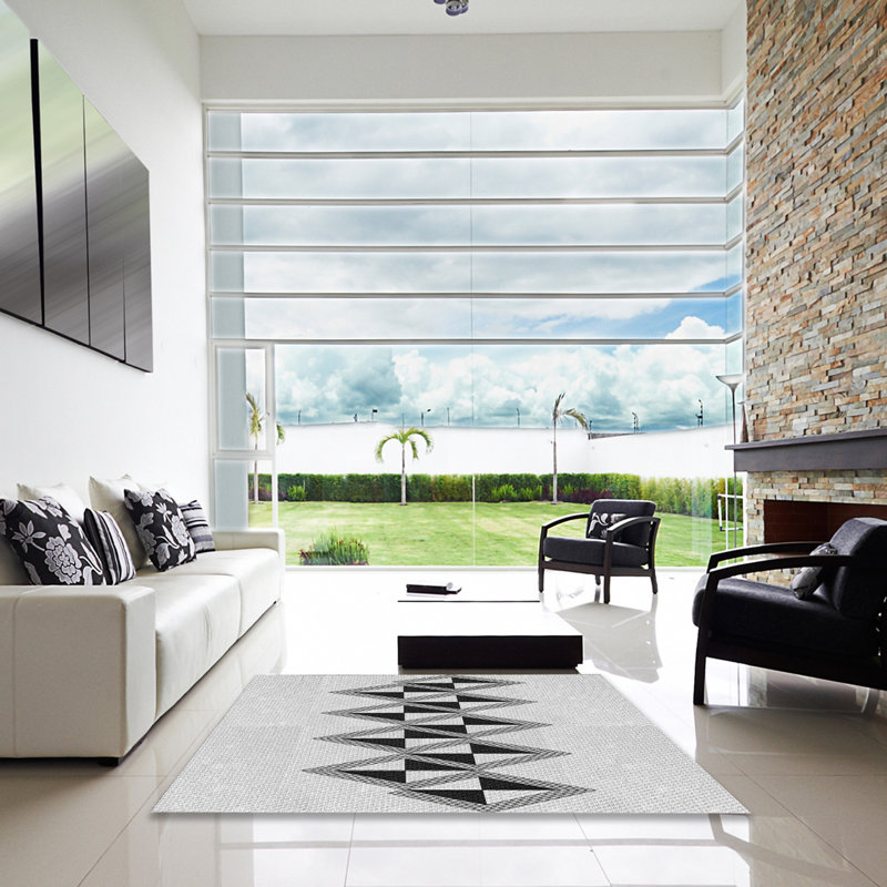 Rockhampton Geometric Indoor Rug, Square 5'