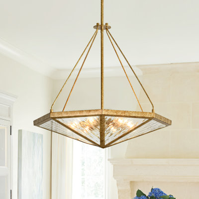 Luminaire suspendu géométrique à 3 lumières Artisan
