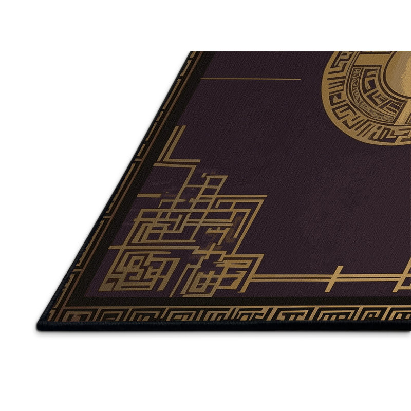 Tapis Luxe Flourish, Rectangulaire 8 pi x 10 pi