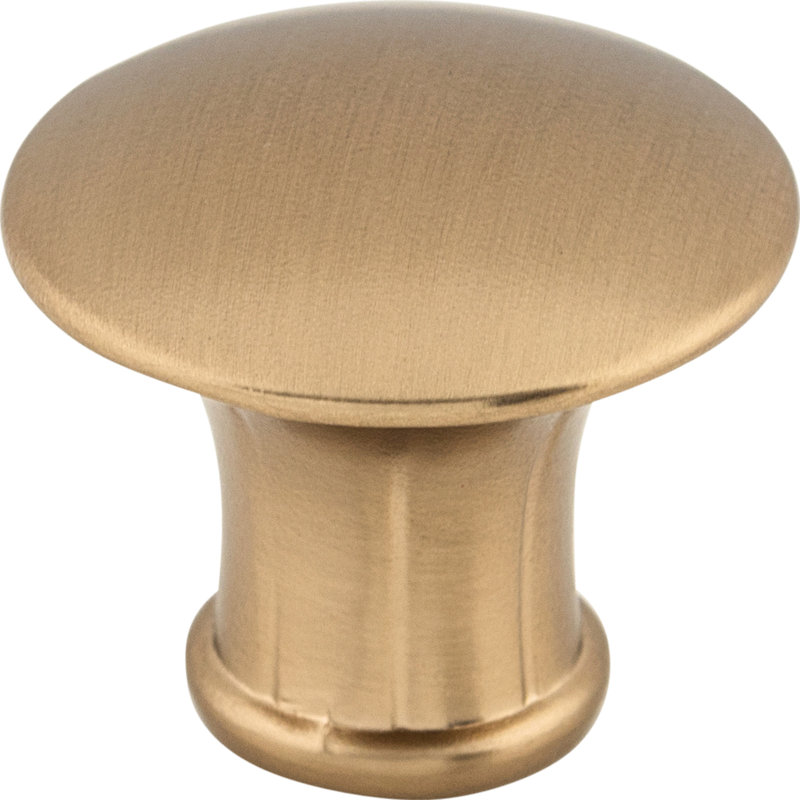 Lund 1 1/4" Diameter Round Knob, Brushed Bronze