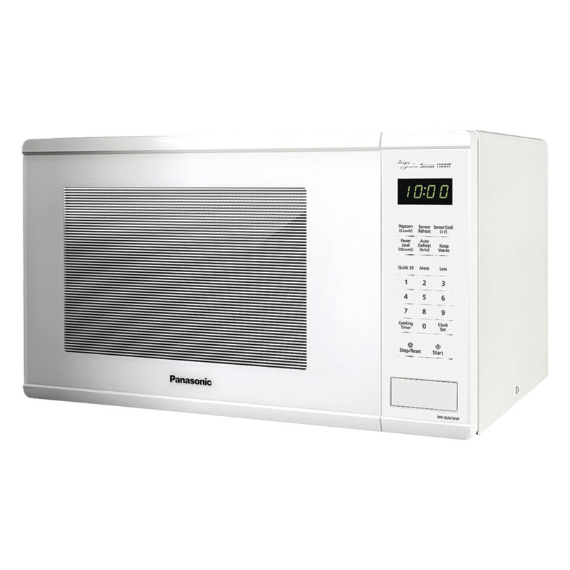 Panasonic® 1.3 Cubic Feet 1110 Watt Countertop Microwave with Sensor Cooking, White