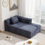Canapé modulaire sans cadre 90 po avec méridienne droite et méridienne Cloud-512884406
