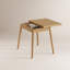 Table de salle à manger extensible en bois massif Aderyn Adryell de 23,6 à 47,2 pouces pour 2 à 6 personnes avec rangement caché-1944132669