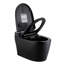Toilette allongée intelligente sans réservoir avec bidet, chasse double automatique 1,1 / 1,28 gallon par chasse d'eau, siège chauffant, laveuse / sécheuse chaude, chasse au pied, veilleuse, fermeture douce, télécommande-126170135