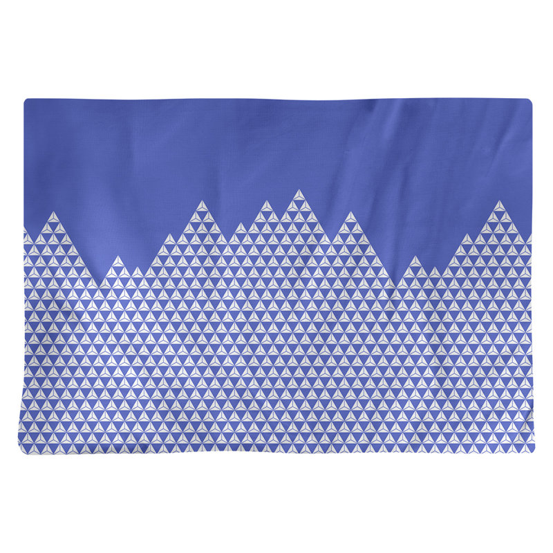 Napperon en coton 18 po Mountain, Bleu