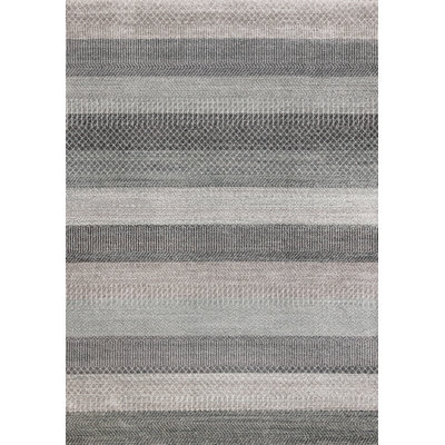 8' X 11' Gray And Taupe Geometric Area Rug