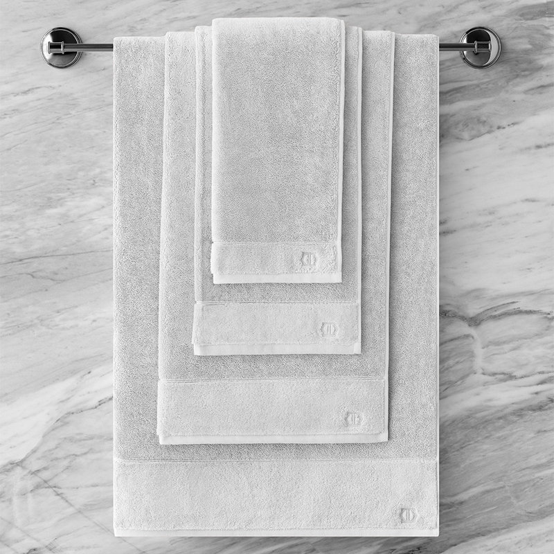 100% Cotton Towel, Gray, Fingertip Towel - 1 Pack