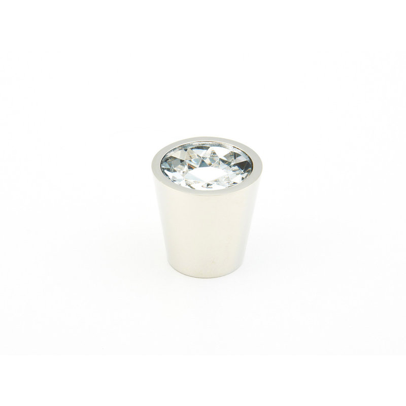 Stargaze Conical Knob, Polished Nickel