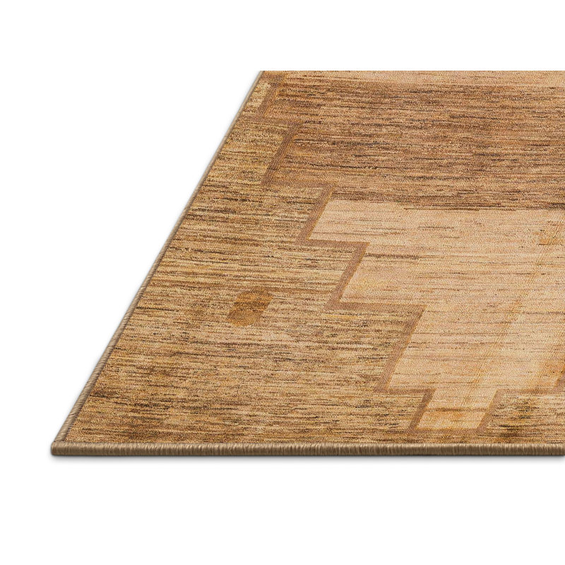 Tapis décoratif multicolore à motif abstrait, Rectangle 7 pi x 10 pi