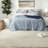 Cooling And Reversible Tencel Bedding Sets, Full/queen Comforter In Blue