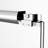 Aluminum Double Sliding Shower Door, 1/4" Nano - Coated Tempered Glass, Easy Installation, Adjustable Width And Corrosion Handles For Bathroom 60" W X 72" H