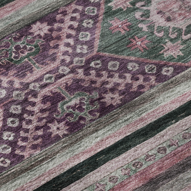 Tapis de qualité supérieure lavable à la machine Brennon AMF1626 Global, Rond 8 pi