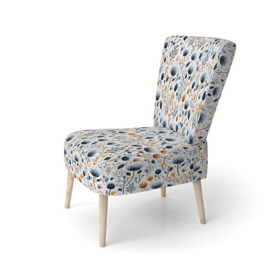 Chaise d'appoint en velours Cottage Cottage