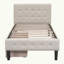 Lit plateforme simple avec rangement Columbus-91245711