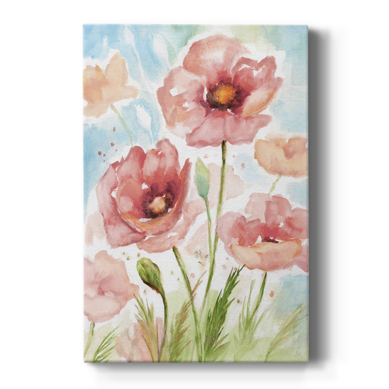Botanical Blush I - galerie Cavas, H 12 po x l 8 po