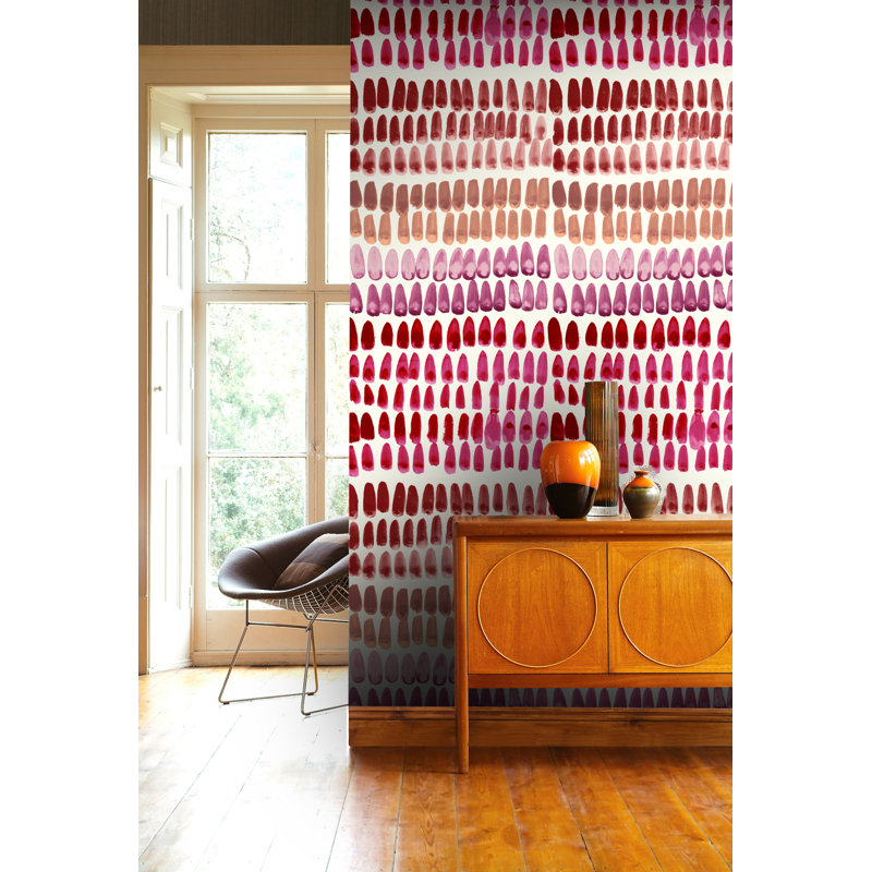 Rouleau de papier peint L 33 pi x l 20,5 po Swatch, Rouge