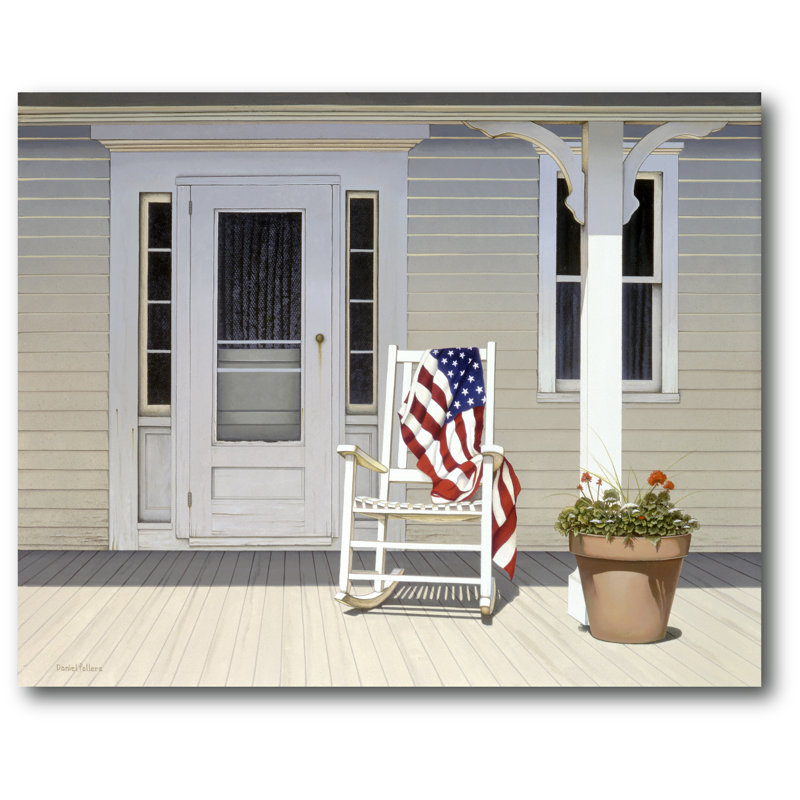 « american porche », reproduction d’impression sur toile tendue