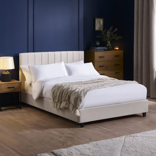 Linen Upholstered Bed Frame