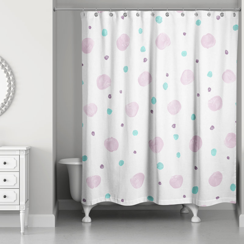 Rideau de douche Roselea, Rose