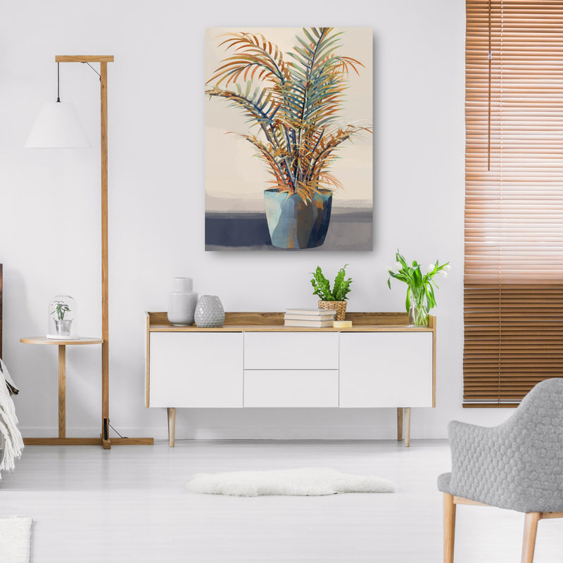Potted Greens II 14" x 11" Canvas Art Print