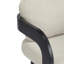 Ensemble de 2 chaises de salle à manger avec dossier coussiné, tissu beige, structure en bois massif noir-1261213712-1261213718