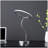 25.5" In Circular Halo Ring Led Modern Table Lamp