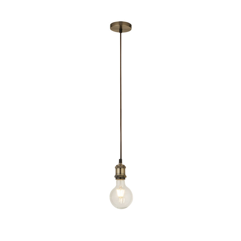 Sarah-Jayne 1 - Light Single Pendant, Antique Brass