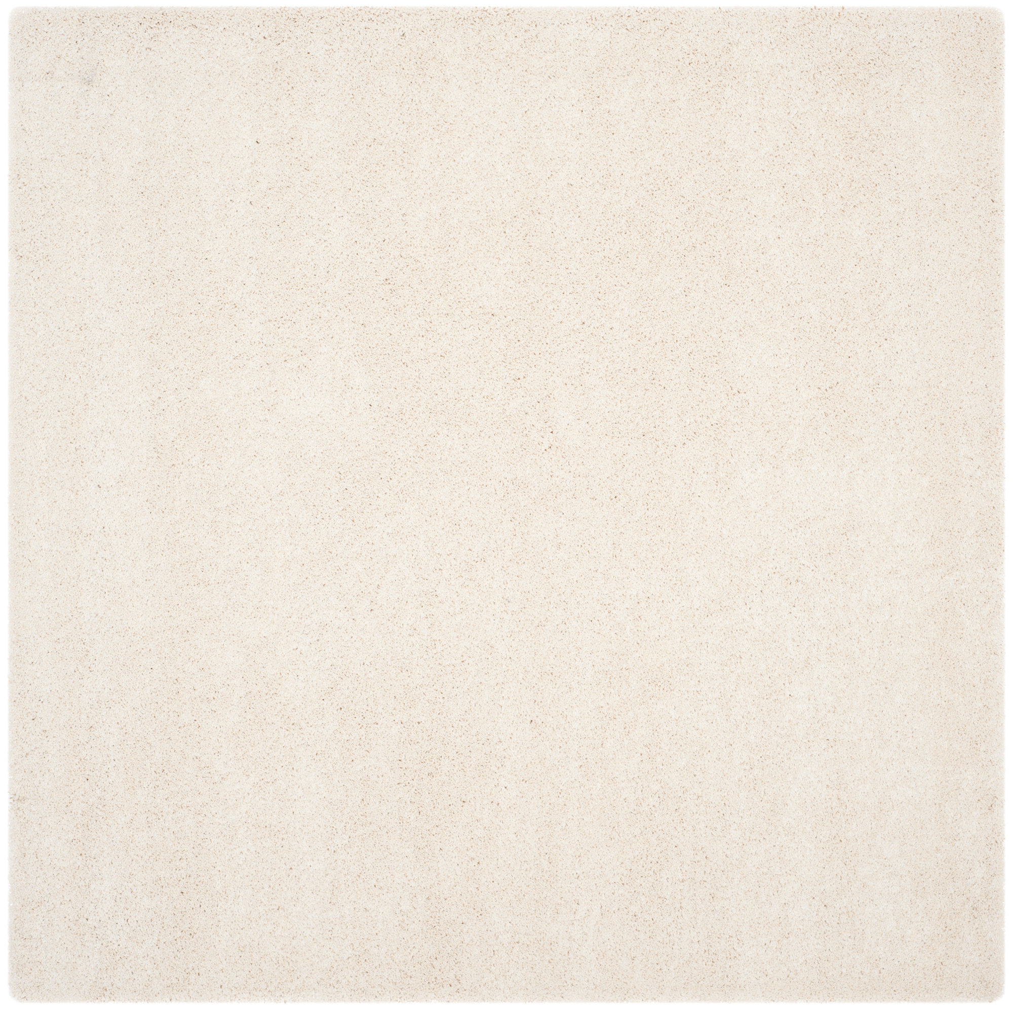 100% Polypropylene Ivory Rug, Square 7'