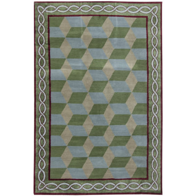 Modern One-of-a-Kind Rectangle 6'6" X 9' Area Rug