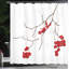 Ensemble de rideau de douche et crochets rowan-44327935