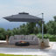 Parasol d'extérieur à double toit pour patio (sans base de parasol)-223950888