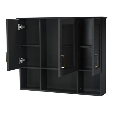 35 inch 2-in-1 Wall Mounted Medicine Cabinet