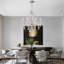 Amiaha 6 - Light Glass Dimmable Classic/Traditional Chandelier
