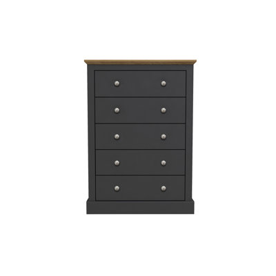 Artur 79cm W 5 - Drawer Chest of Drawers