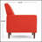 Mid-Century Modern Recliner With Slightly Pleated Back And Birch Legs For Ultimate Comfort And Style-1844017478