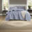Farmhouse Charm Bedding Sets, Polyester Queen Size Quilt, Cozy Blue Décor