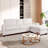 112" Wide L-Shaped Chenille Sofa Modular Sofa Sectional Storage Sofa-544812153