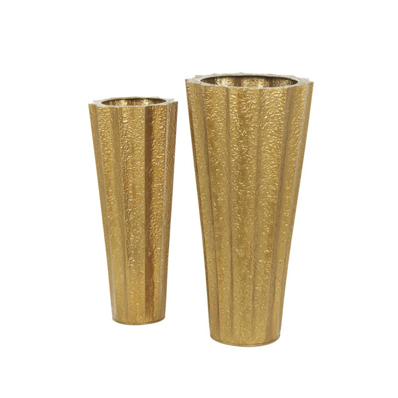 Ensemble de grands vases en métal Xzayden