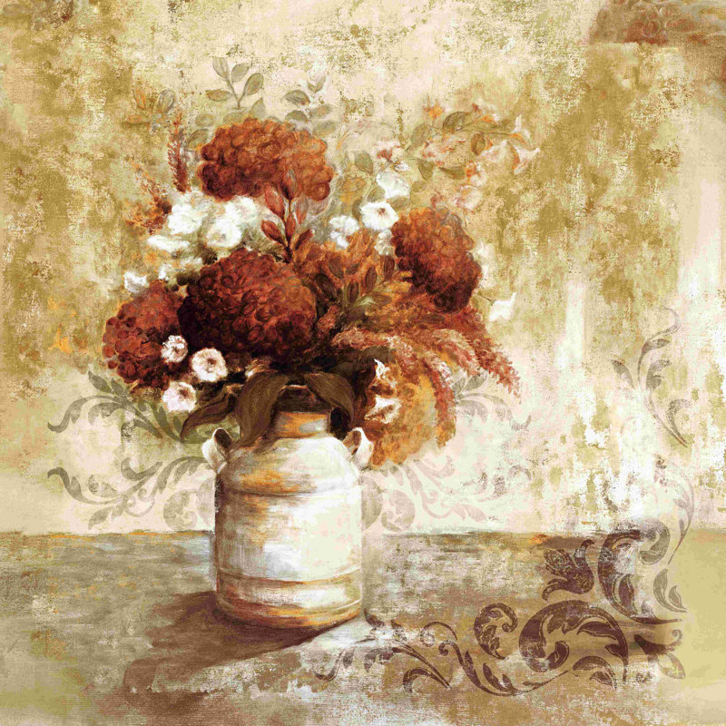 " Rusty Flowers ", 36" H x 36" W