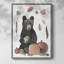 «CuteAutumnForestI», reproduction encadrée - bois massif-192162433